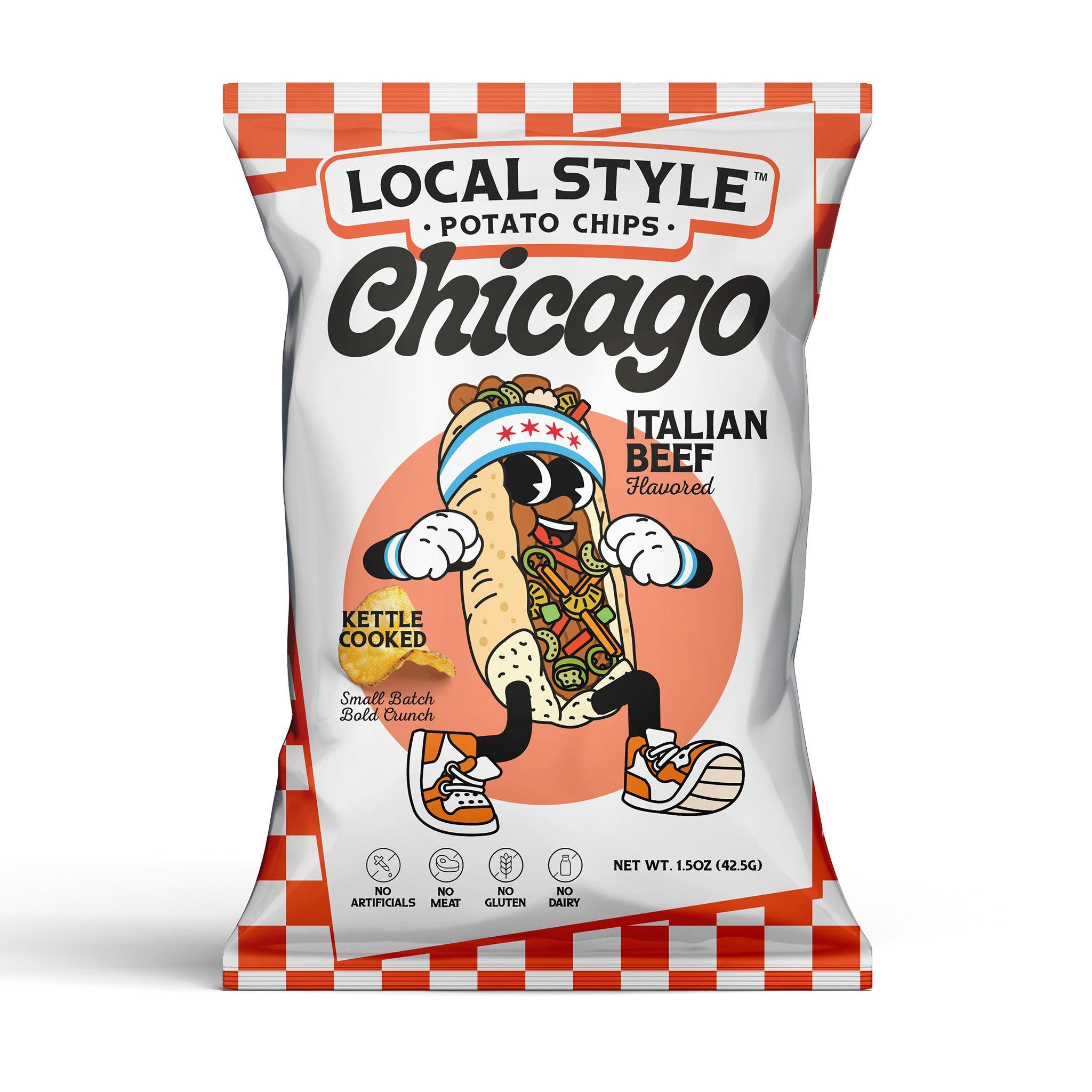 Local Style Chicago Italian Beef Flavored Potato Chips