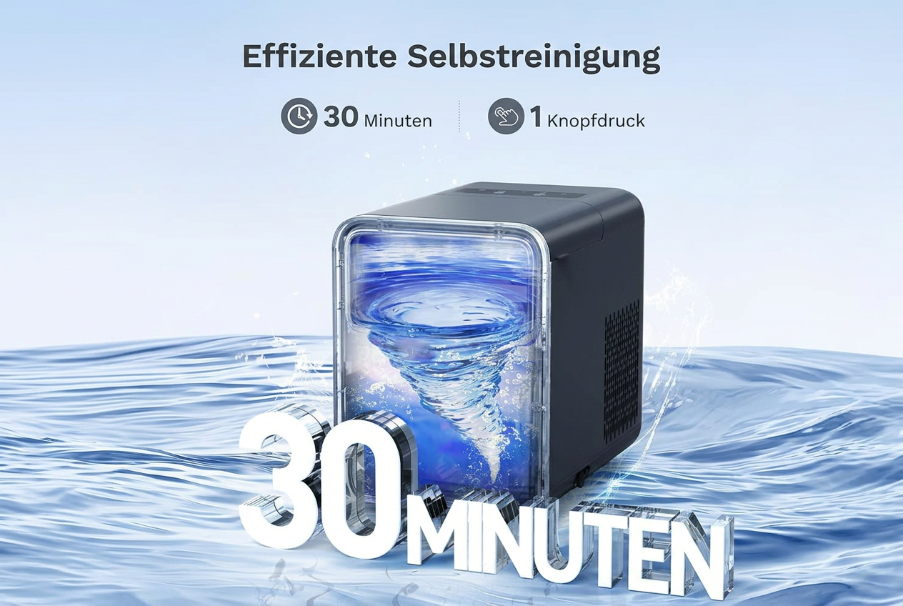 Kompakter Eiswürfelbereiter – Bild 3